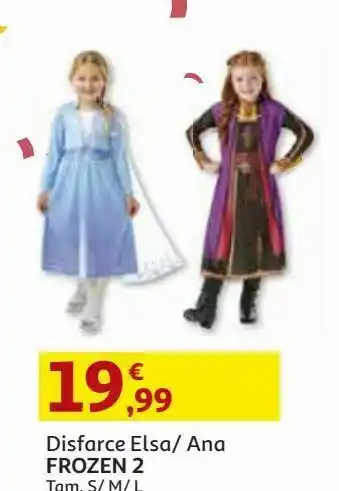 Auchan Disfarce elsa frozen 2 rubies promoção