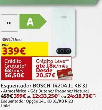 Esquentador gas bosch
