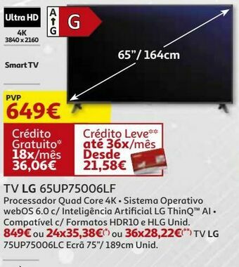 Auchan Tv lg promoção