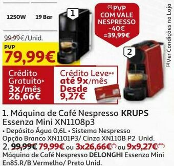 Máq.cafe nespresso delonghi
