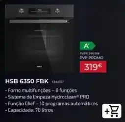 Radio Popular Teka forno multifunções hsb 6350 fbk promoção