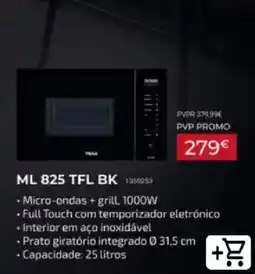 Radio Popular Micro-ondas tefal ml 825 tfl bk promoção