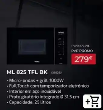 Micro-ondas tefal ml 825 tfl bk