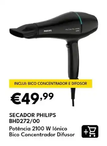 Secador philips bhd272/00