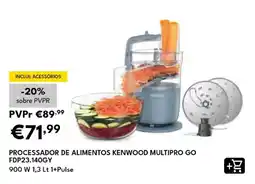 Radio Popular processador de alimentos kenwood multipro go promoção