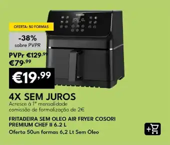 Fritadeira sem oleo air fryer cosori premium chef ii