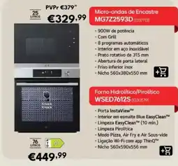Radio Popular Micro-ondas de Encastre MG7Z2593D promoção