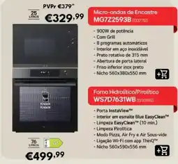 Radio Popular Micro-ondas de Encastre MG7Z2593B promoção