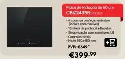 Radio Popular Placa de indução cbiz2435b promoção