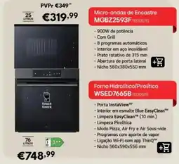 Radio Popular Micro-ondas de encastre MGBZ2593F promoção