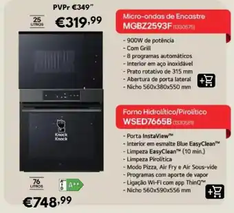 Micro-ondas de encastre MGBZ2593F