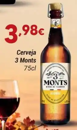 GidaCarnes Supermercados Cerveja 3 Monts promoção