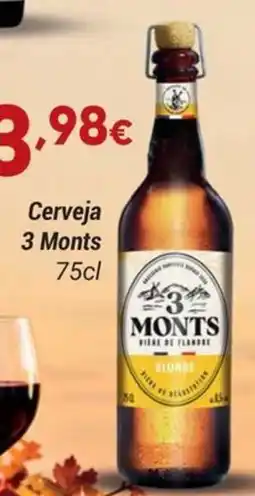 GidaCarnes Supermercados Cerveja 3 Monts promoção