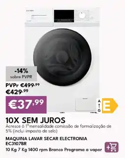 Radio Popular maquina lavar secar electronia promoção