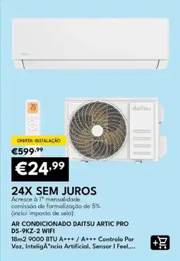 Radio Popular Ar condicionado daitsu artic pro ds-9kz-2 wifi promoção