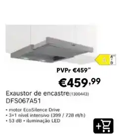 Radio Popular Exaustor de encastre dfs067a51 promoção