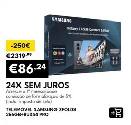 Radio Popular Telemóvel samsung zfold8 256gb+buds4 pro promoção