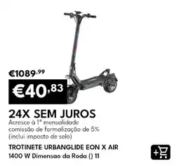 Radio Popular Trotinete urbanglide eon x air promoção