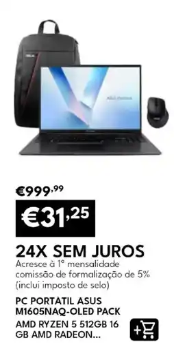 Radio Popular Pc portátil asus m1605naq-oled pack promoção