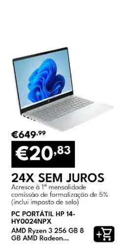 Radio Popular PC PORTÁTIL HP 14- HY0024NPX promoção