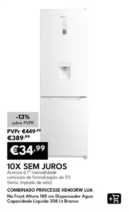 Radio Popular Combinado princesse hd403rw lua promoção