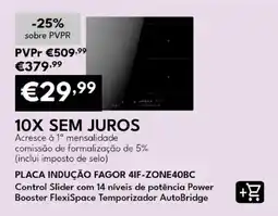 Radio Popular placa indução fagor 4if-zone40bc promoção