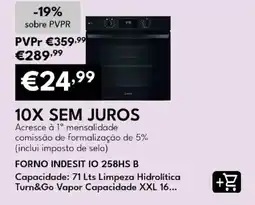 Radio Popular forno indesit io 258hs b promoção
