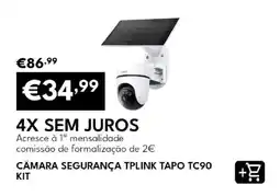 Radio Popular câmera segurança tlink tapo tc90 kit promoção