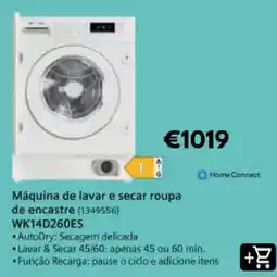 Radio Popular Máquina de lavar e secar roupa de encastre promoção