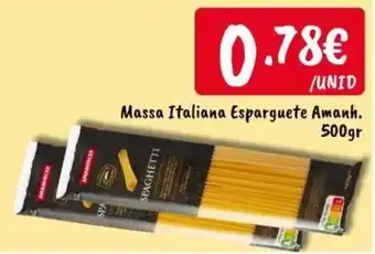 Massa Italiana Esparguete Amanh