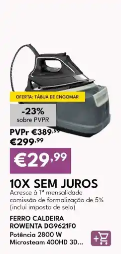 Radio Popular Ferro caldeira rowenta dg9621f0 promoção