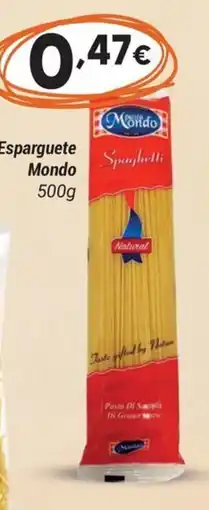 GidaCarnes Supermercados Esparguete Mondo promoção