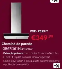 Radio Popular Chaminé de parede GB67D61HL promoção
