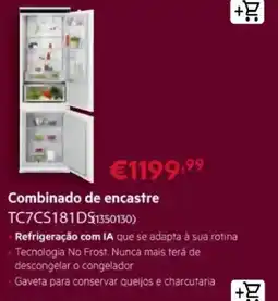 Radio Popular Combinado de encastre tc7cs181ds promoção
