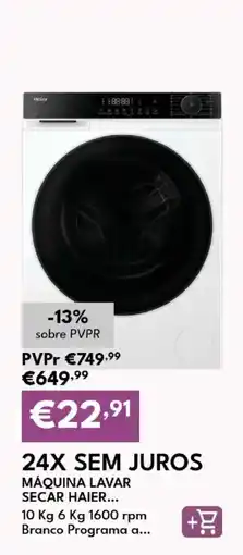 Radio Popular Máquina lavar secar haier promoção