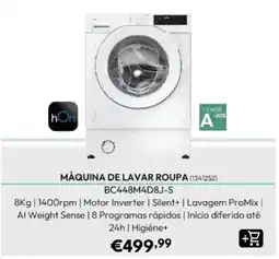 Radio Popular Máquina de lavar roupa promoção