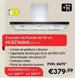 Radio Popular Exaustor de Parede HCEZ3626S promoção