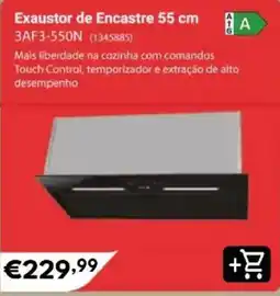 Radio Popular Exaustor de encastre 55 cm promoção