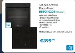 Radio Popular Set de Encastre Placa+Forno BBSC11020B promoção