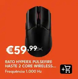 Radio Popular rato hyperx pulsefire haste 2 core wireless promoção