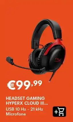 Radio Popular headset gaming hyperx cloud iii... promoção