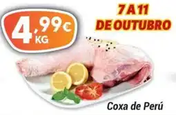 GidaCarnes Supermercados Coxa de Perú promoção