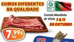 GidaCarnes Supermercados Costela Mendinha de Vitela promoção