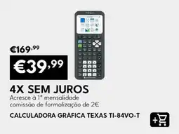 Radio Popular CALCULADORA GRÀFICA TEXAS TI-84VO-T promoção