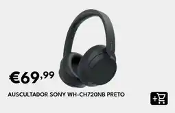 Radio Popular Auscultador sony wh-ch720nb preto promoção