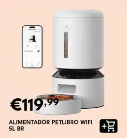 Radio Popular alimentador petlibro wifi 5l br promoção