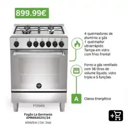 Radio Popular Fogão La Germania AMN664GXV/24 promoção