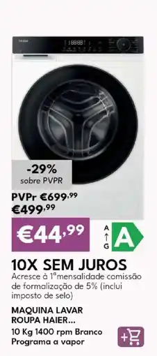 Radio Popular Maquina lavar roupa haier promoção