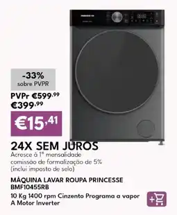 Radio Popular Máquina lavar roupa princesse promoção