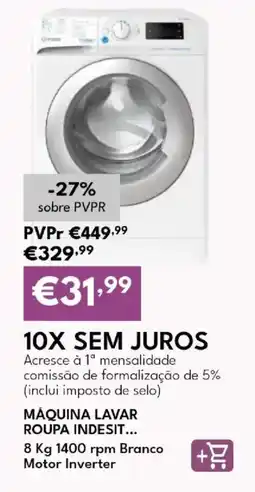 Radio Popular Máquina lavar roupa indesit promoção